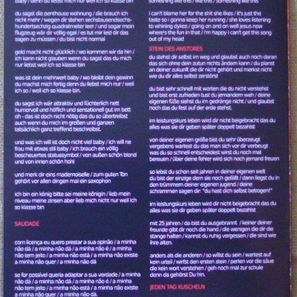 Farin Urlaub - Am Ende der A - Seite